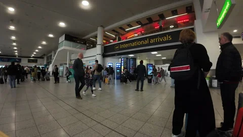International arrivals. Stock Footage 271235683