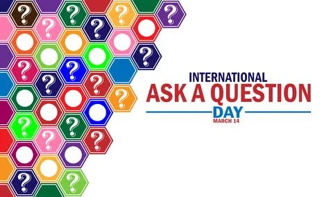 International Ask A Question Day Stock Illustration
