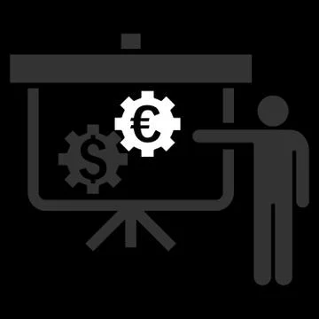 International Banking Project Flat Vector Icon イラスト素材