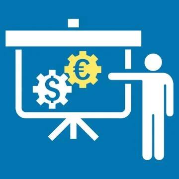 International Banking Project Flat Vector Icon イラスト素材