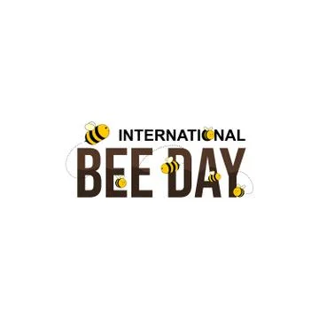 International Bee Day Stock Illustration