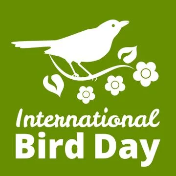 International bird day Stock Illustration