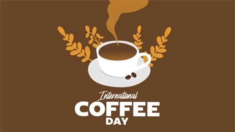 International Coffee Day Vídeo Stock 306727560