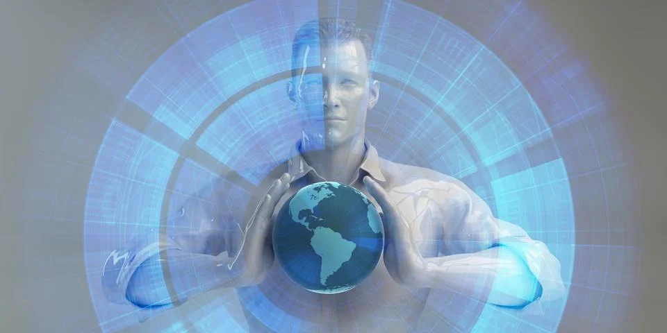 International Communication Stock Illustration