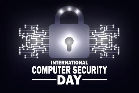 International Computer Security Day Stock Illustration