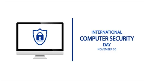 International Computer Security Day novenber 30 Stock Footage 222468637
