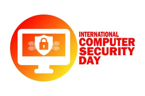 International Computer Security Day Vector illustration Stock Illustration