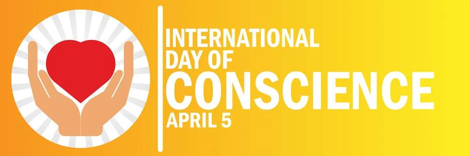 International day of Conscience Stock-Illustration