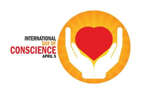 International day of Conscience Stock Illustration