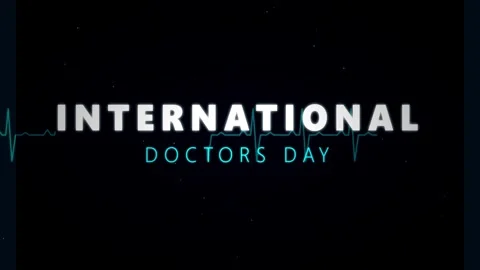 International Doctors Day Tech Greeting Vidéo 341683922