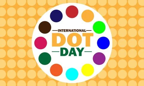 International Dot Day Stockillustratie
