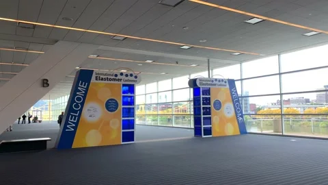 International Elastomer Conference in David L Lawrence convention center Stock Footage 170916705