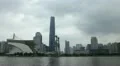 International Finance Center, IFC, Guangzhou, Haixinsha, Zhujiang New Town HD Footage