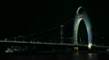 International Finance Center, IFC, Liede Bridge, Pearl River, Guangzhou, China HD Footage