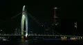 International Finance Center, IFC, Liede Bridge, Pearl River, Guangzhou, China HD Footage