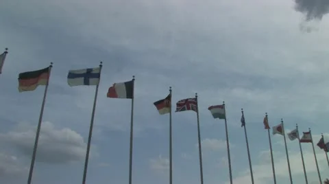 International Flags 動画素材 11495799