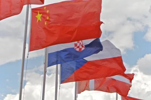 International flags 스톡 사진