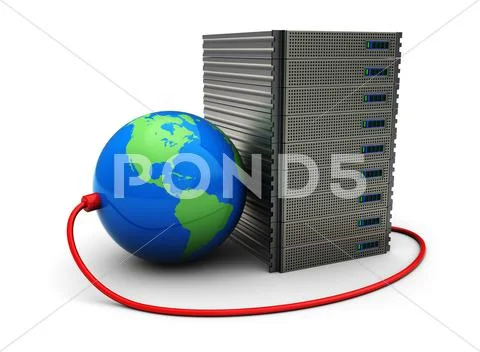 International hosting Stock Illustration
