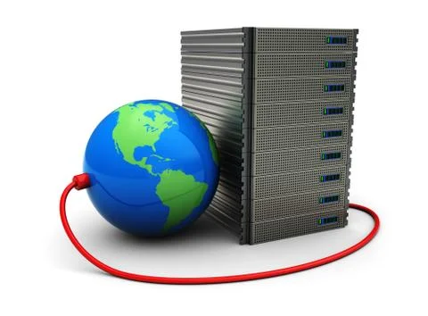 International hosting Illustrazione stock