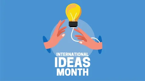 International ideas month to accelerate creativity and innovation Stock Footage 342777685