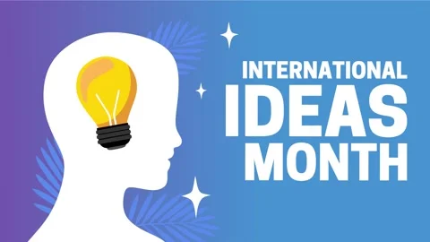 International ideas month to accelerate creativity and innovation Stock-Footage 342777696