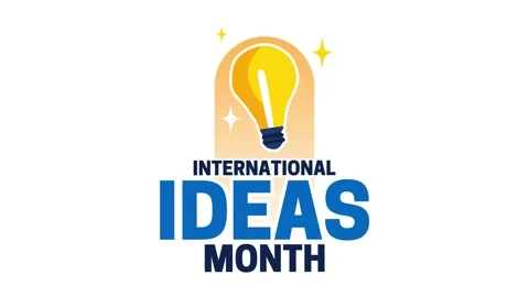International ideas month to accelerate creativity and innovation 스톡 동영상 342777706