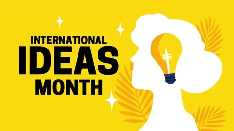 International ideas month to accelerate creativity and innovation Stock-Footage 342777728