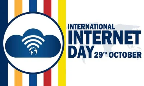 International Internet Day Concept Vector Illustration Stock-Illustration