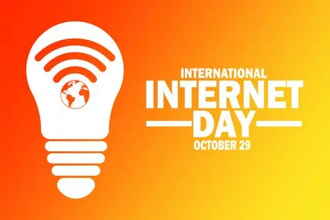 International Internet Day Vector Design Illustration Illustrazione stock