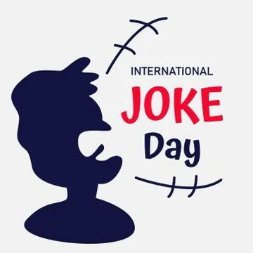 International Joke day vector   background or graphic  banner 库存插图