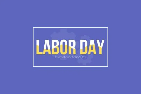 International  Labor day vector background. Labour holiday day. Illustrazione stock