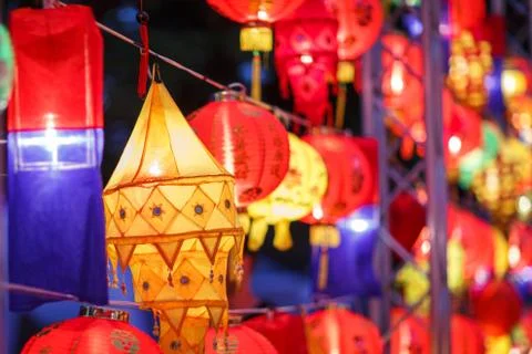 International lanterns Stock Photos
