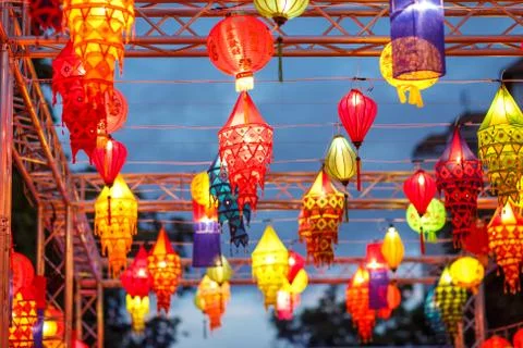 International lanterns Stock Photos
