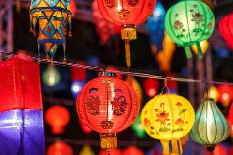 International lanterns Stock Photos