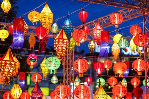 International lanterns Stock Photos