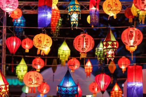 International lanterns Stock Photos