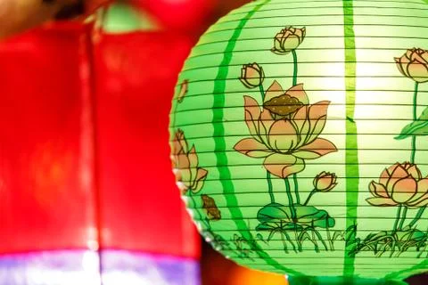 International lanterns Foto stock