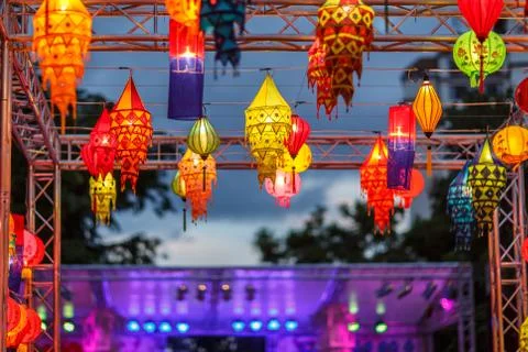 International lanterns Stock Photos