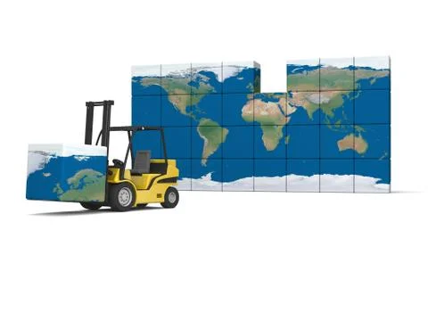 International logistics イラスト素材