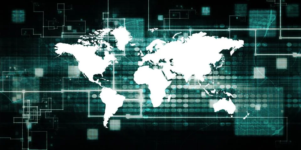 International Logistics Illustrazione stock