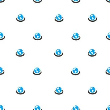 International Network Ring Flat Vector Seamless Pattern 스톡 일러스트