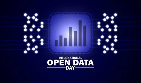 International Open Data Day Stock-Illustration