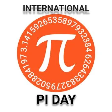 International Pi Day. Illustrazione stock