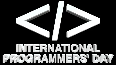 International programmers' day animation Stock Footage 330059312