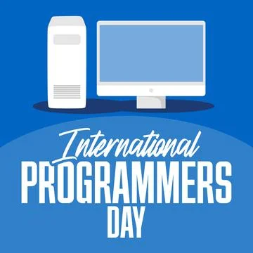 International programmers day for better programmer welfare イラスト素材