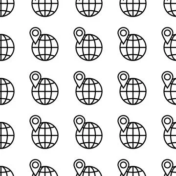 International  seamless pattern vector illustration Stock Illustration