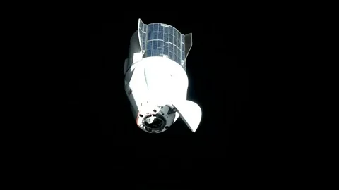 International Space Station ready for docking Video stock 268429044