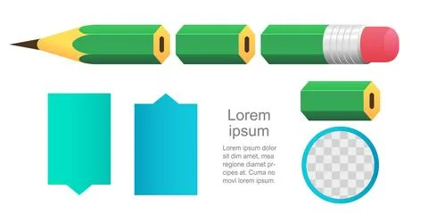 International study degrees infographic chart design element set Illustrazione stock
