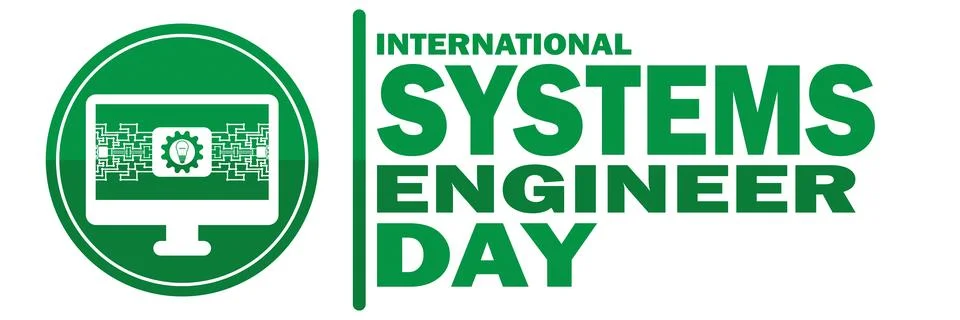 International Systems Engineer Day Vector Illustration Illustrazione stock