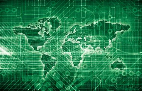 International trade Stock Illustration